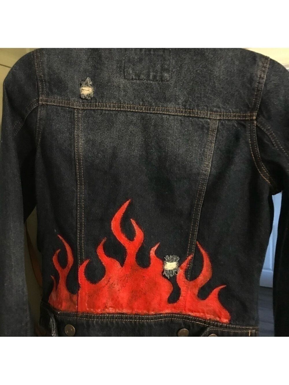 Customer painted Jean jacket